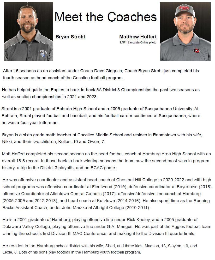 coaches bios