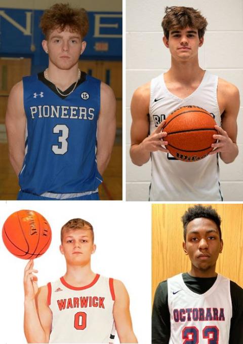Ty Burton, Camden Hurst, Tate Landis and Elijah Hamilton