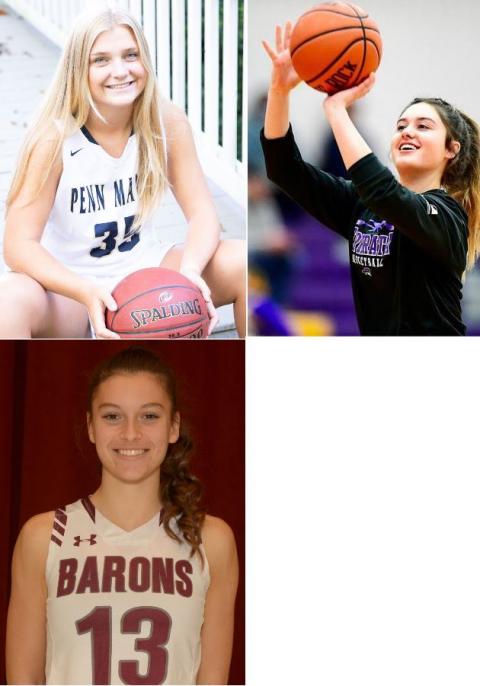 Lily Sugra, Jasmine Griffin and Maddie Knier